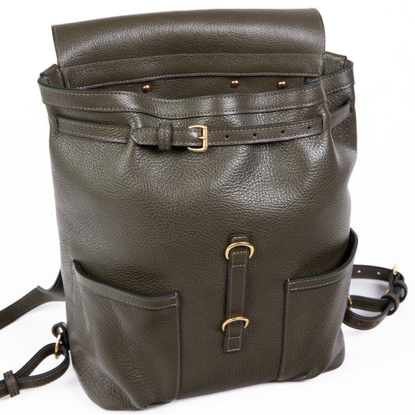 Leather No. 5 Knapsack - Handmade Leather Bag