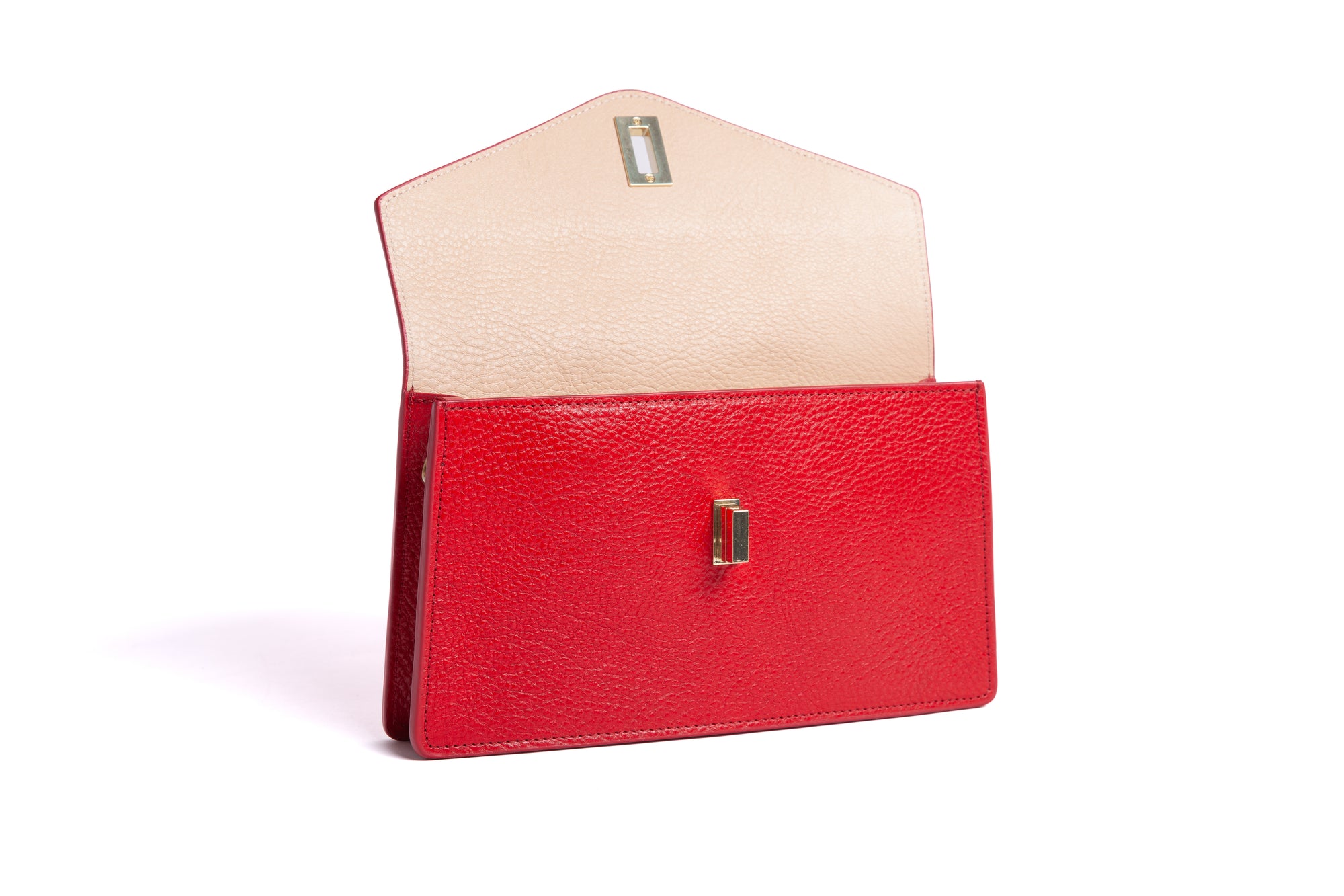 The Vincent Clutch Red/Natural