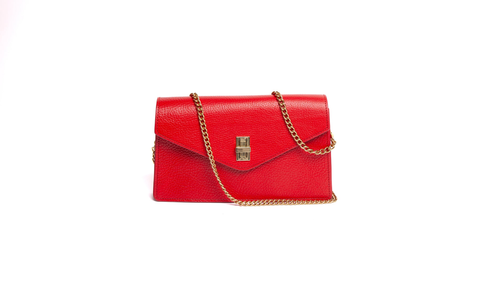 The Vincent Clutch Red/Natural