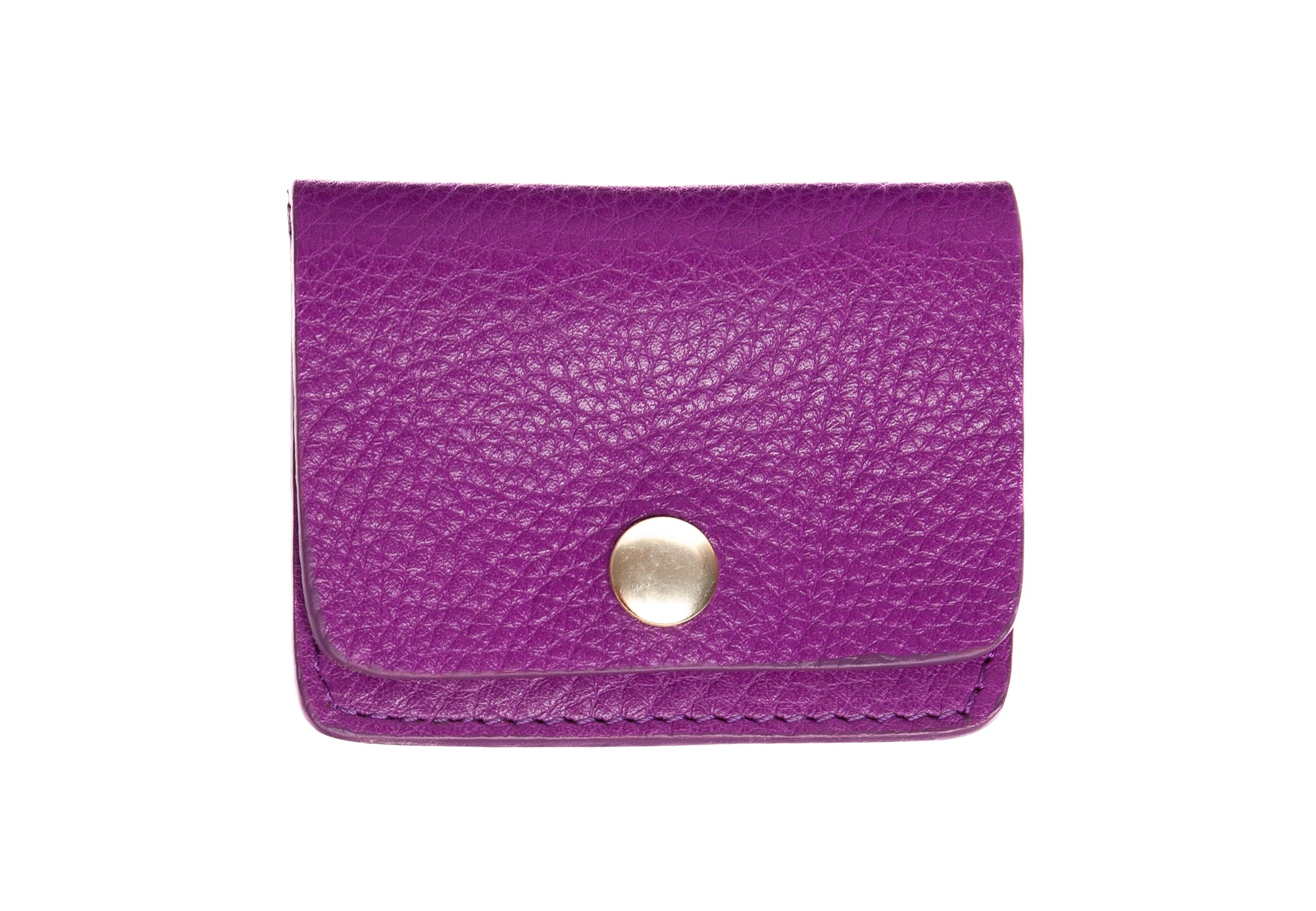 Leather Coin Wallet Orchid
