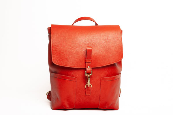 Leather No. 5 Knapsack - Handmade Leather Bag