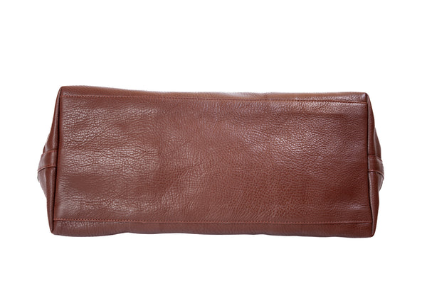 Canvas Working Tote - Handmade Leather Tote