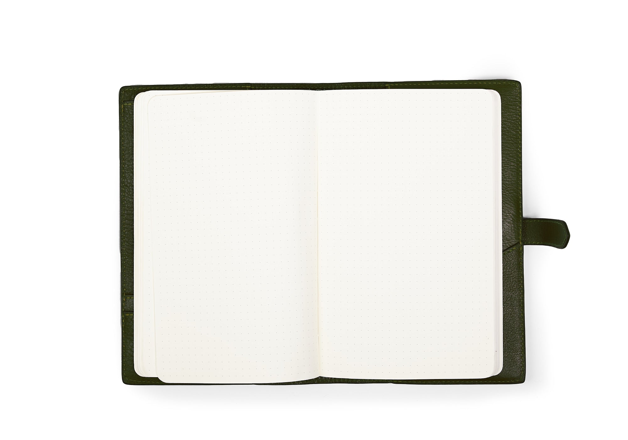 Pages of Leather Travel Journal Olive