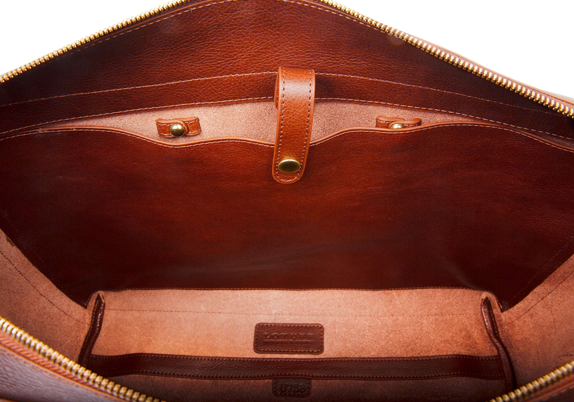 The 929 Briefcase Saddle Tan