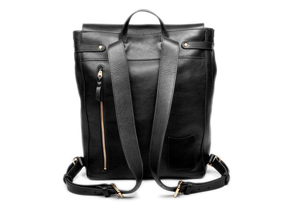 Leather Knapsack - Handmade Leather Bag