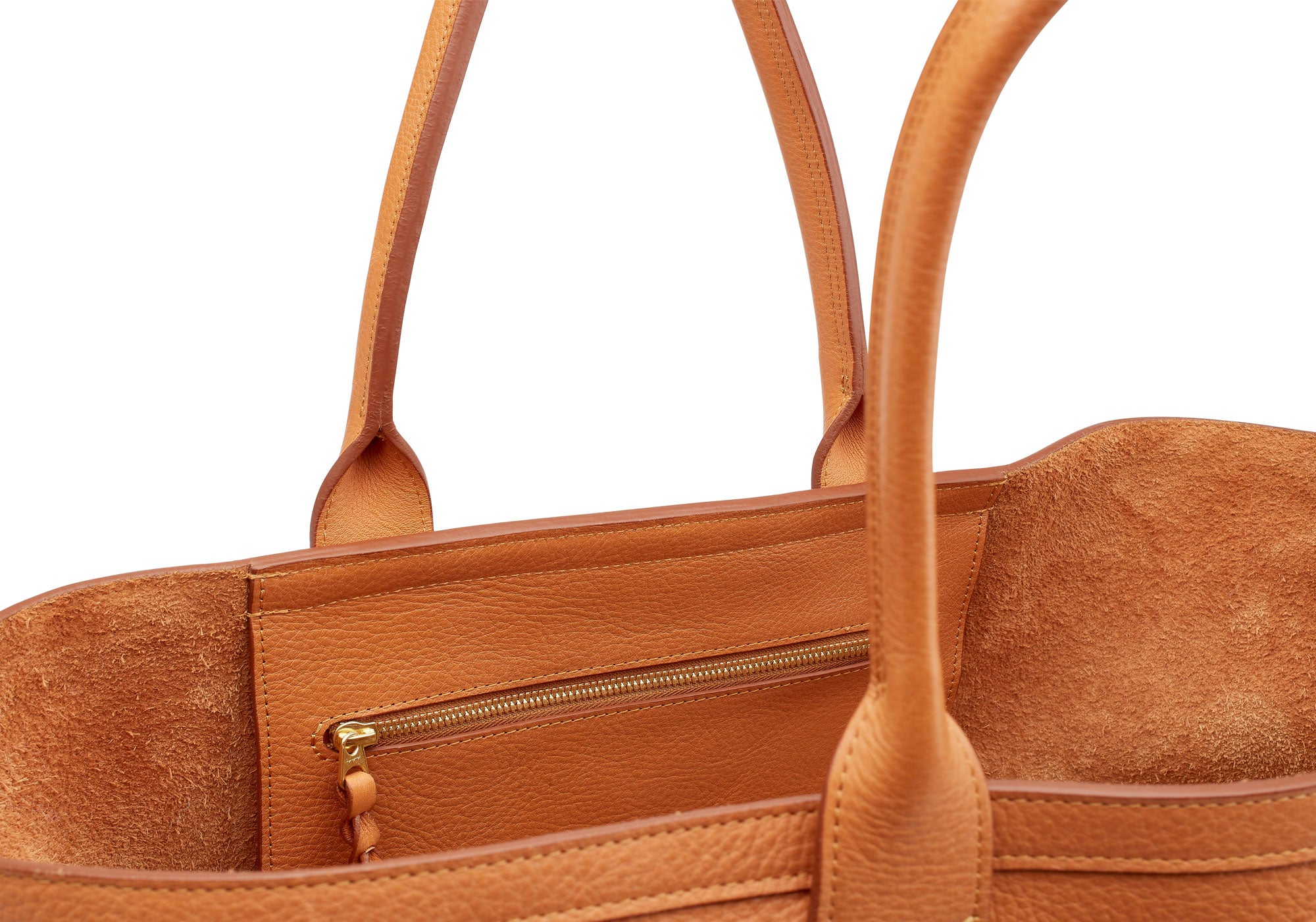 Leather Working Tote Camel