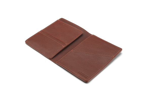 Buy Canvas Awl 100 genuine leather travel wallet, passport holder organizer-  Unisex Design (Dark Brown) Online @ ₹1490 from ShopClues