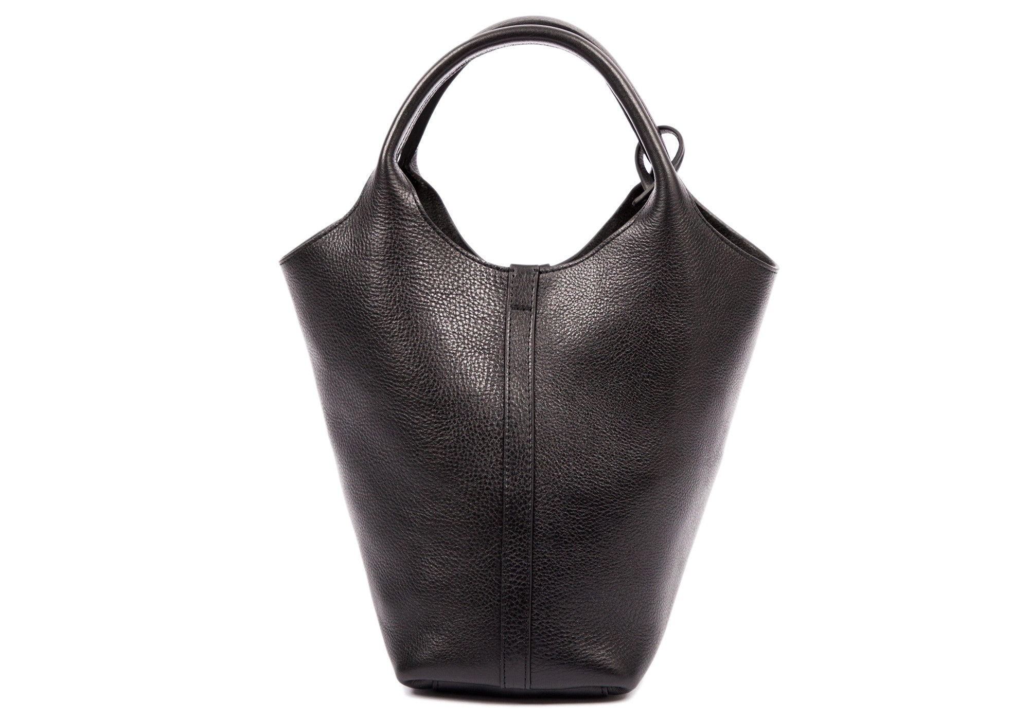 The One-Piece Bag Black|Front Leather View