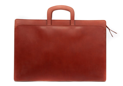 Wells Briefcase Handmade Bridle Leather Briefcase