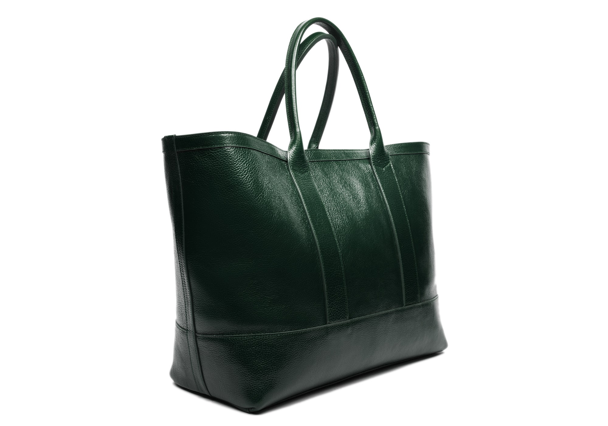 Leather Working Tote Green