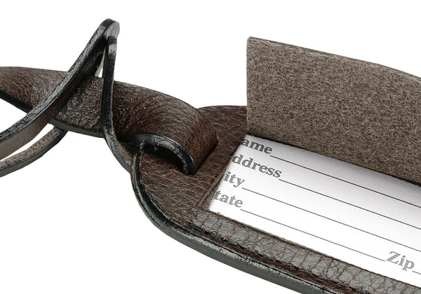 Leather Luggage ID Tag Leather Travel Accessory