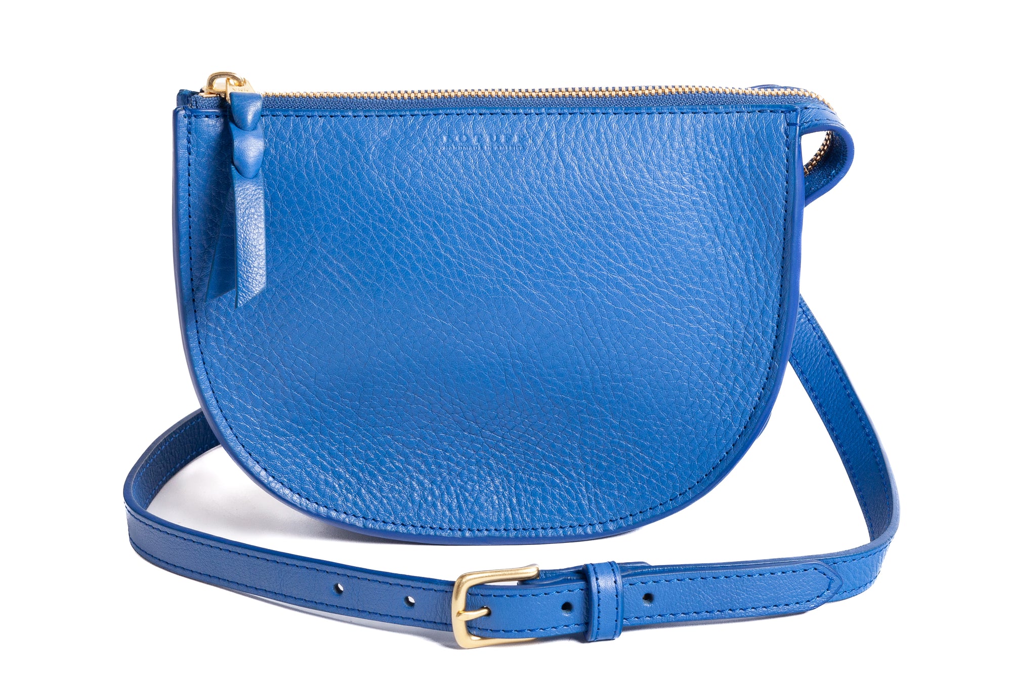 The Mini Luna Belt Bag Electric Blue-Natural