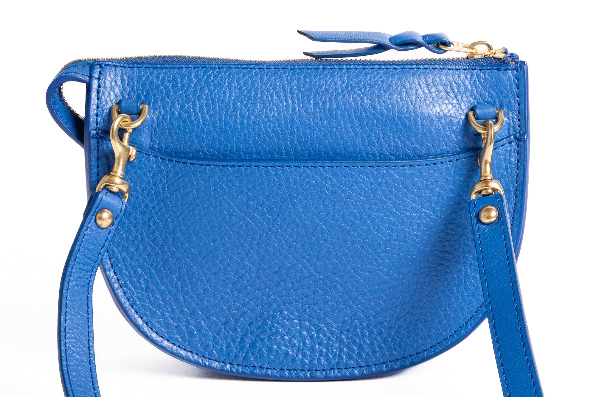 The Mini Luna Belt Bag Electric Blue-Natural