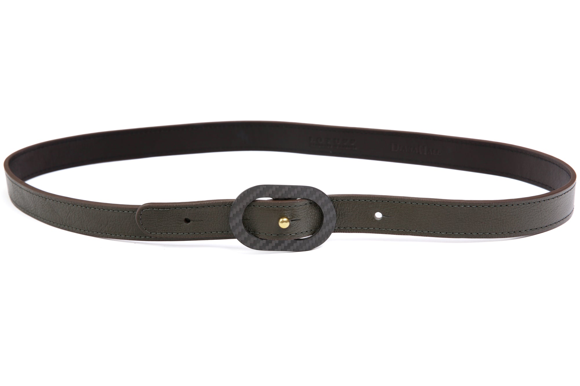 Leather Dini Belt Olive