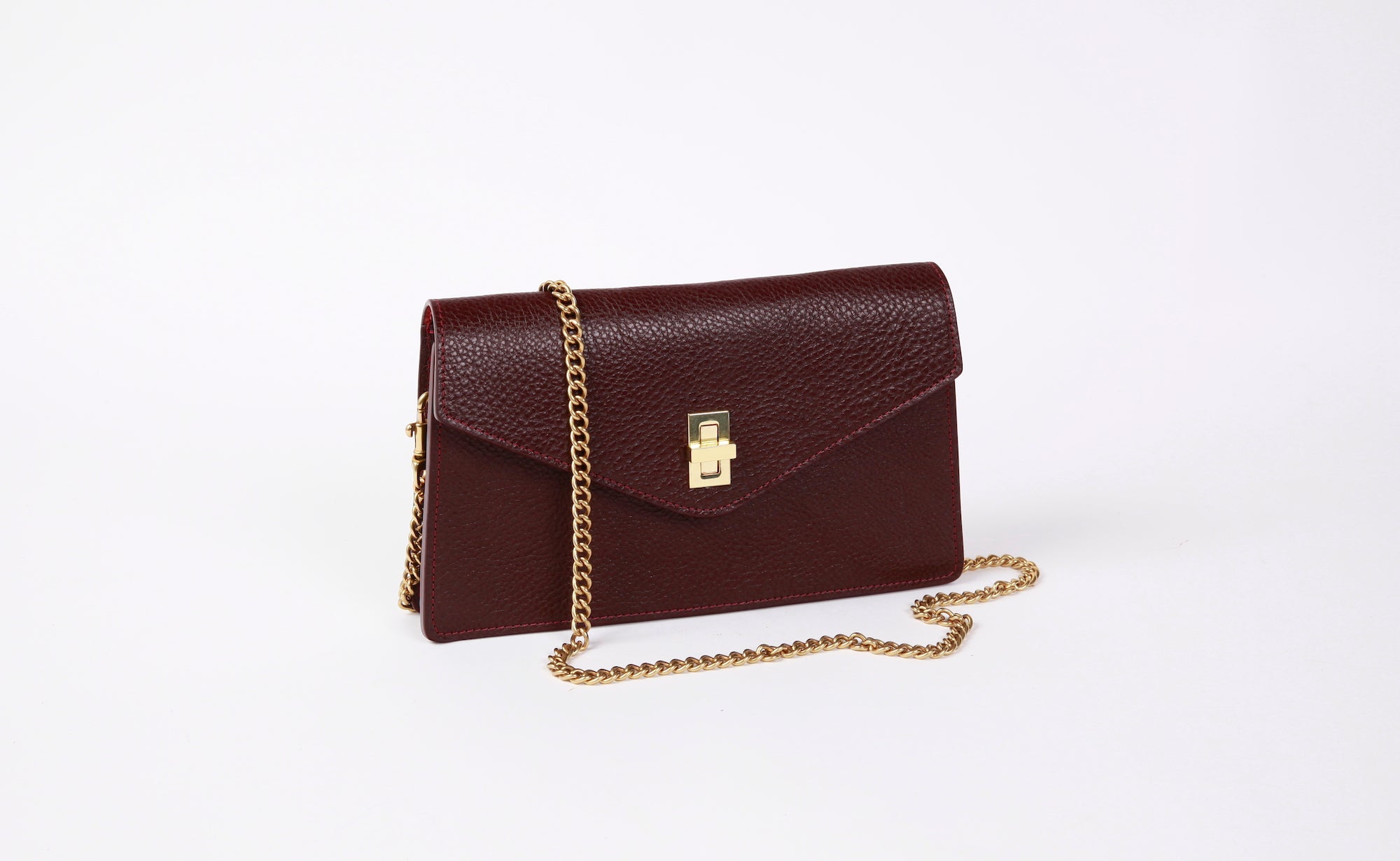 The Vincent Clutch Cordovan/Rosewood