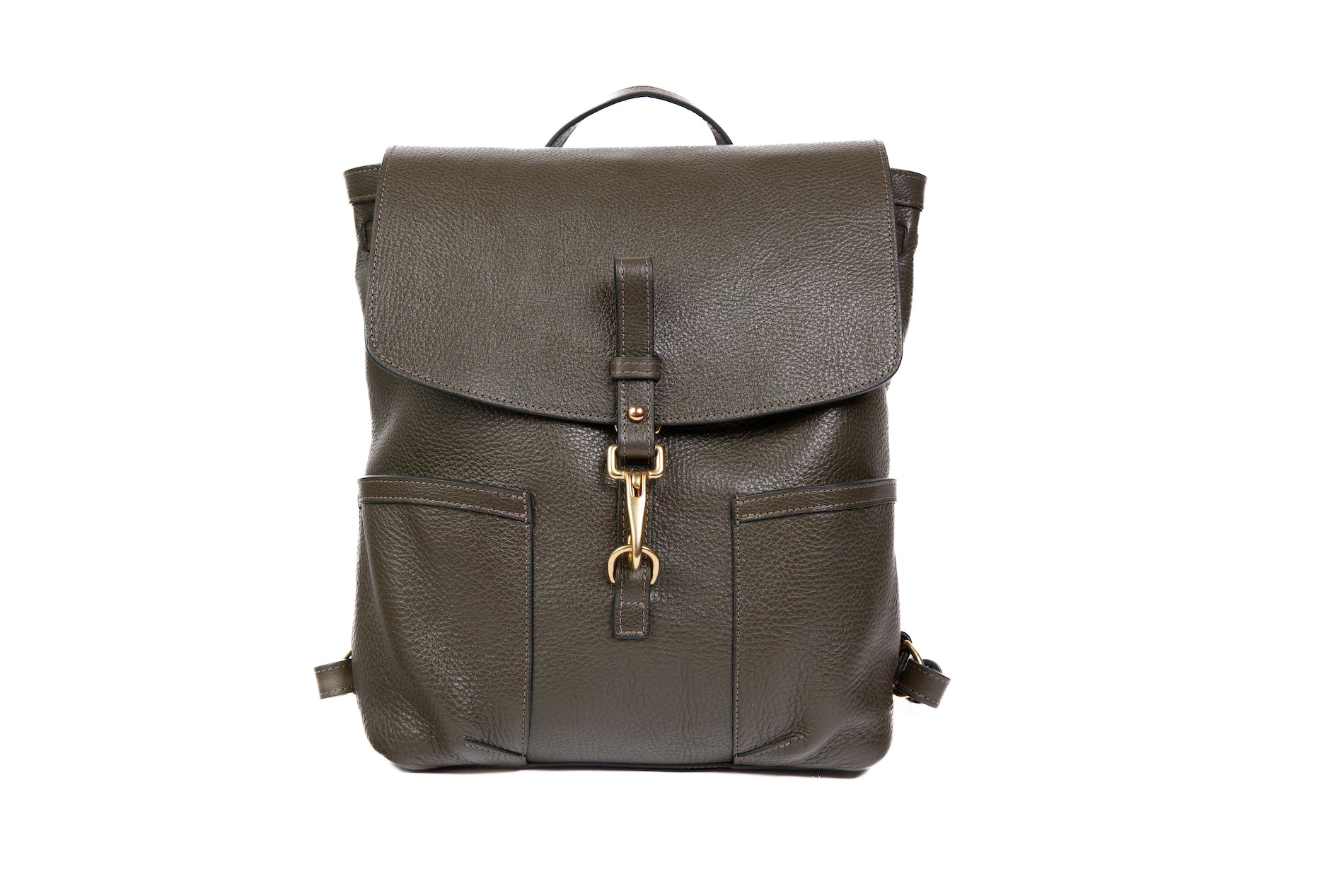 Leather No. 5 Knapsack - Handmade Leather Bag