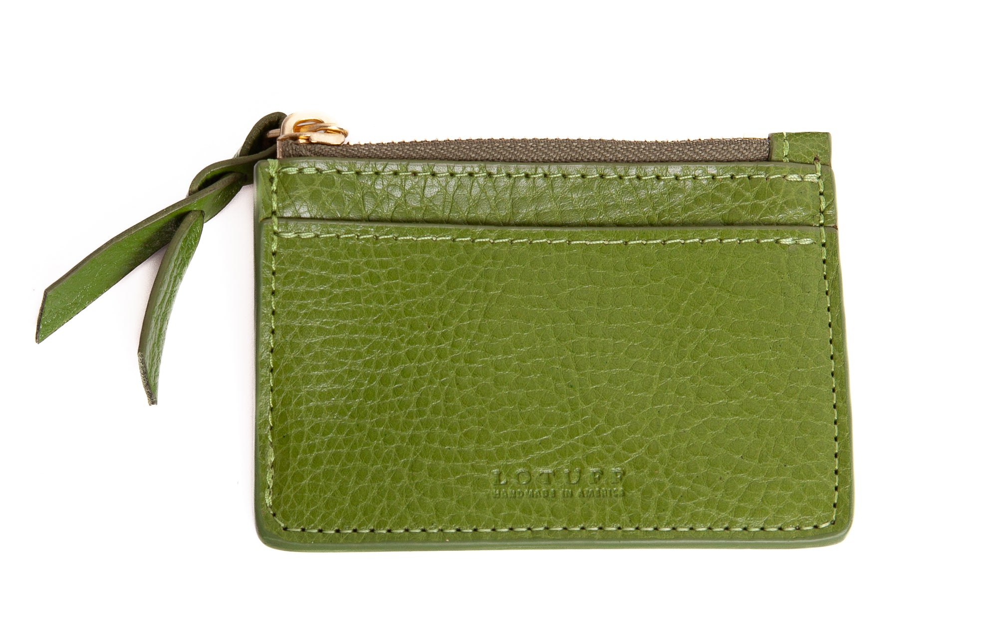 Zipper Credit Card Wallet Fern