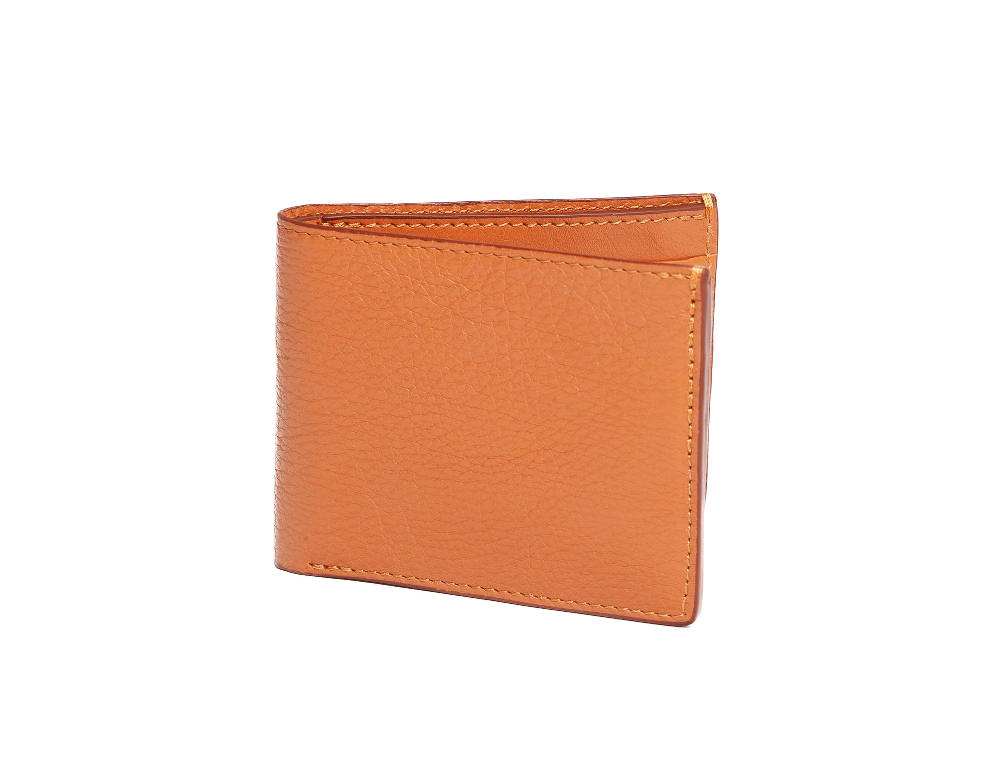 Leather Bifold Wallet Camel