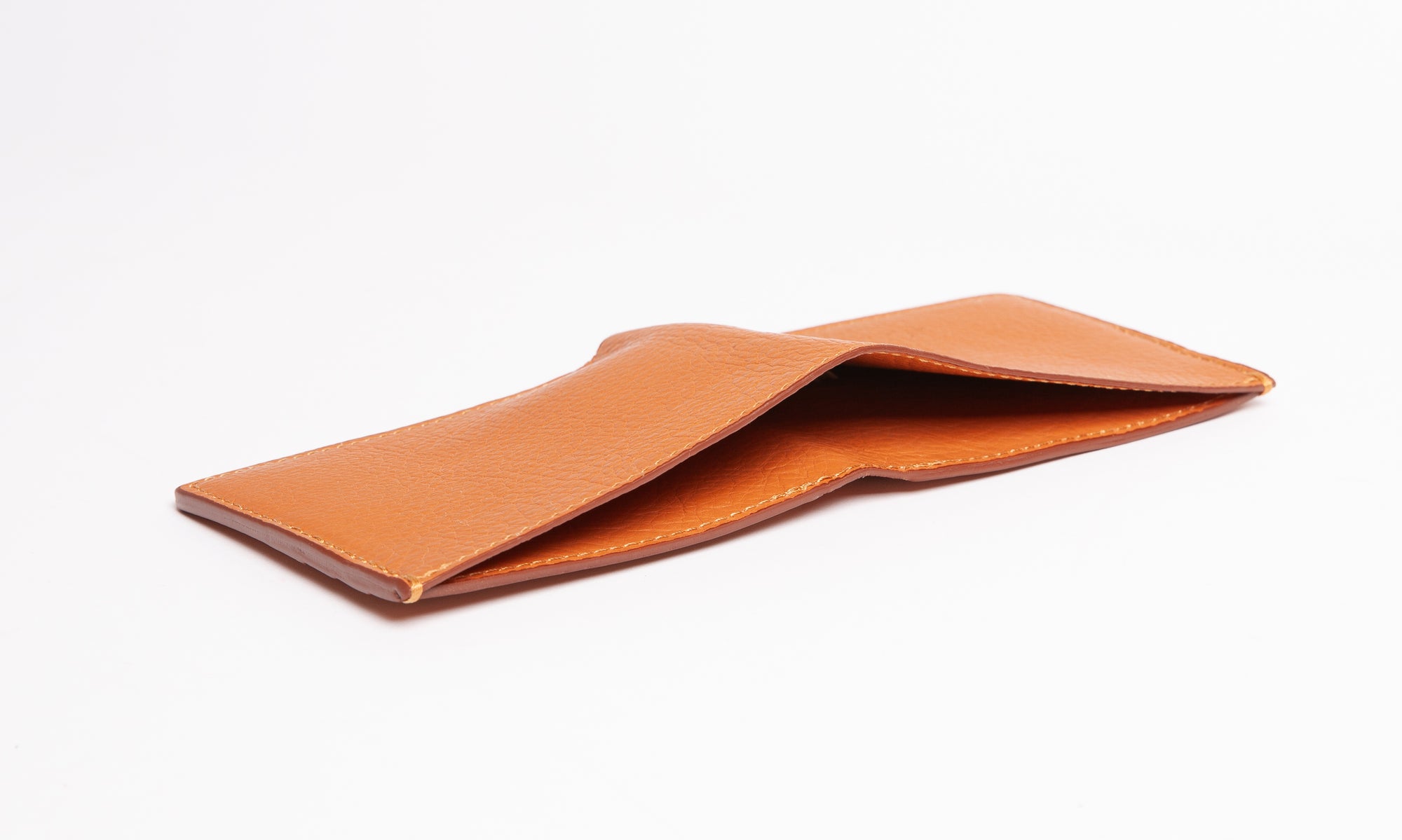 Leather Bifold Wallet Camel