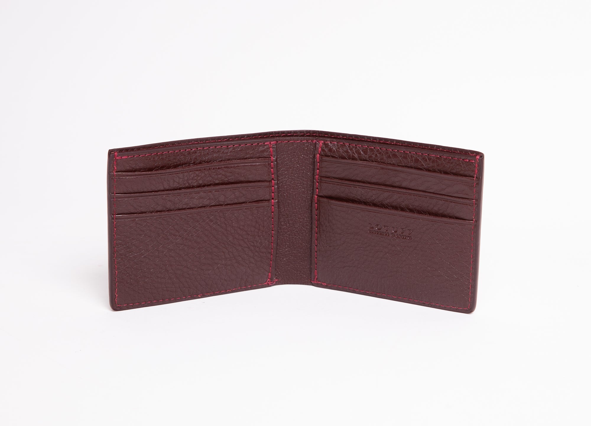 Leather Bifold Wallet Cordovan