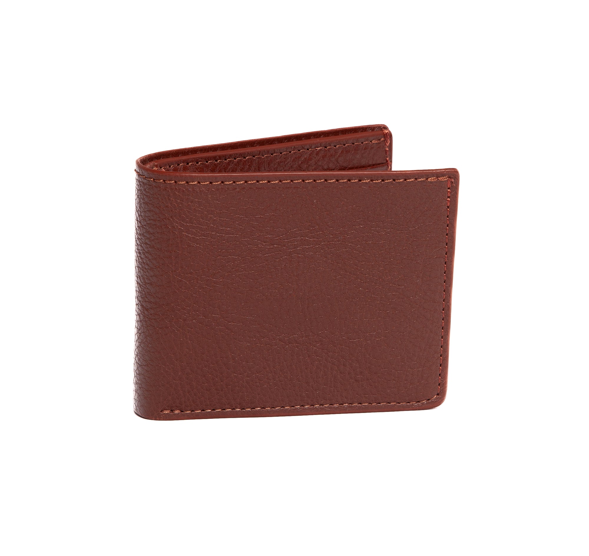 Leather Bifold Wallet Chestnut