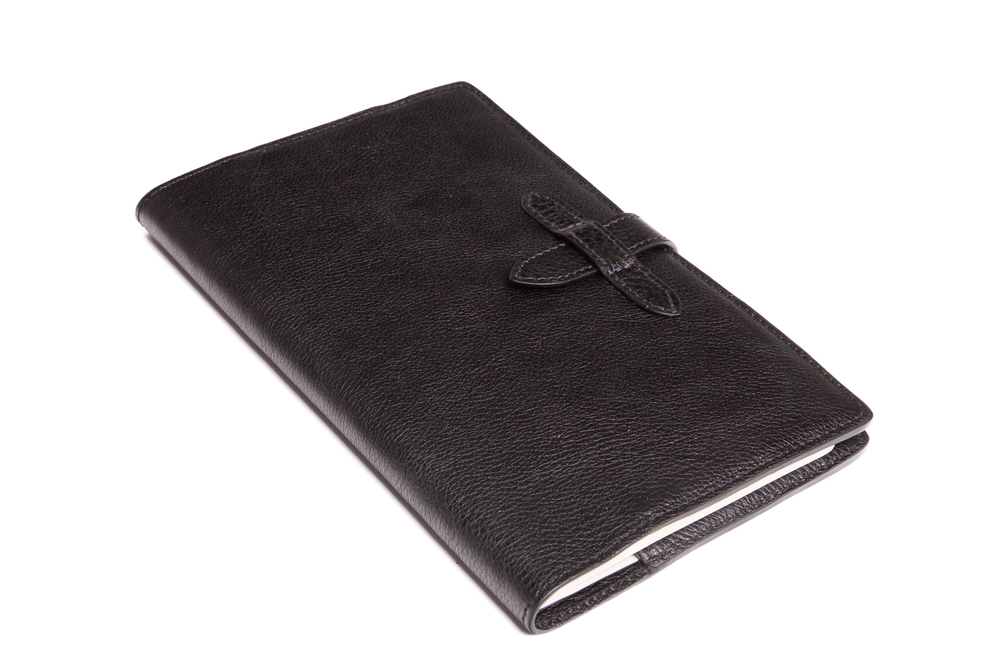 Leather Travel Journal Black