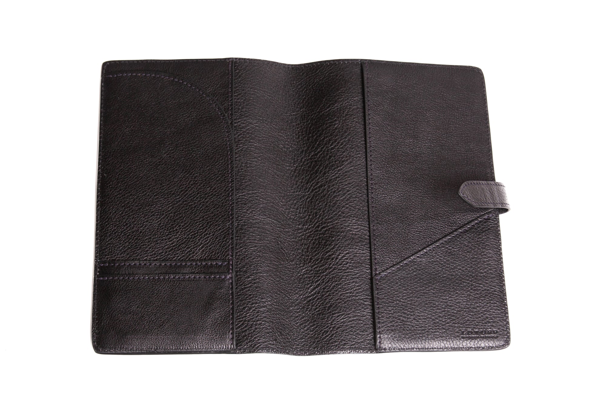 Leather Travel Journal Black