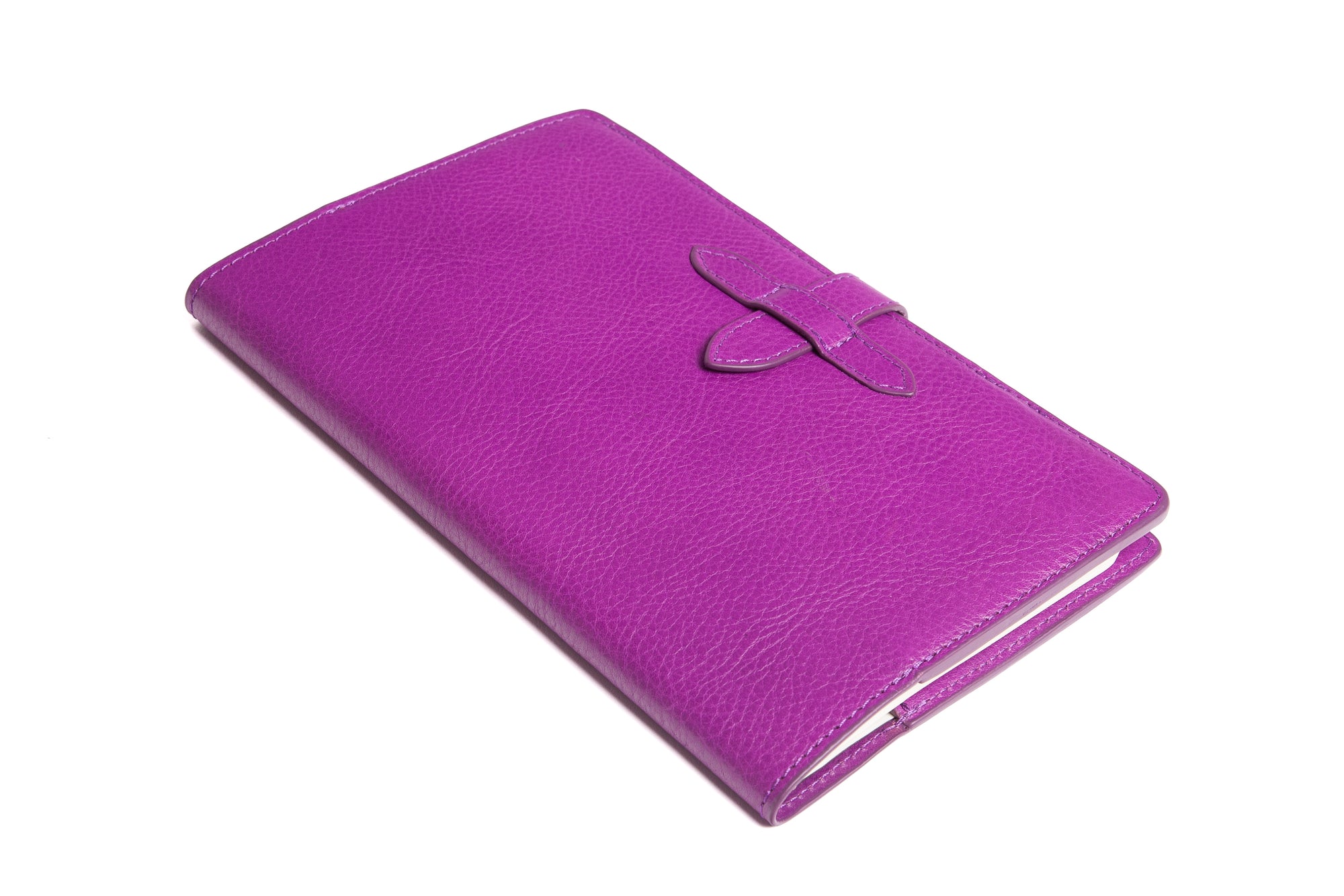 Leather Travel Journal Orchid