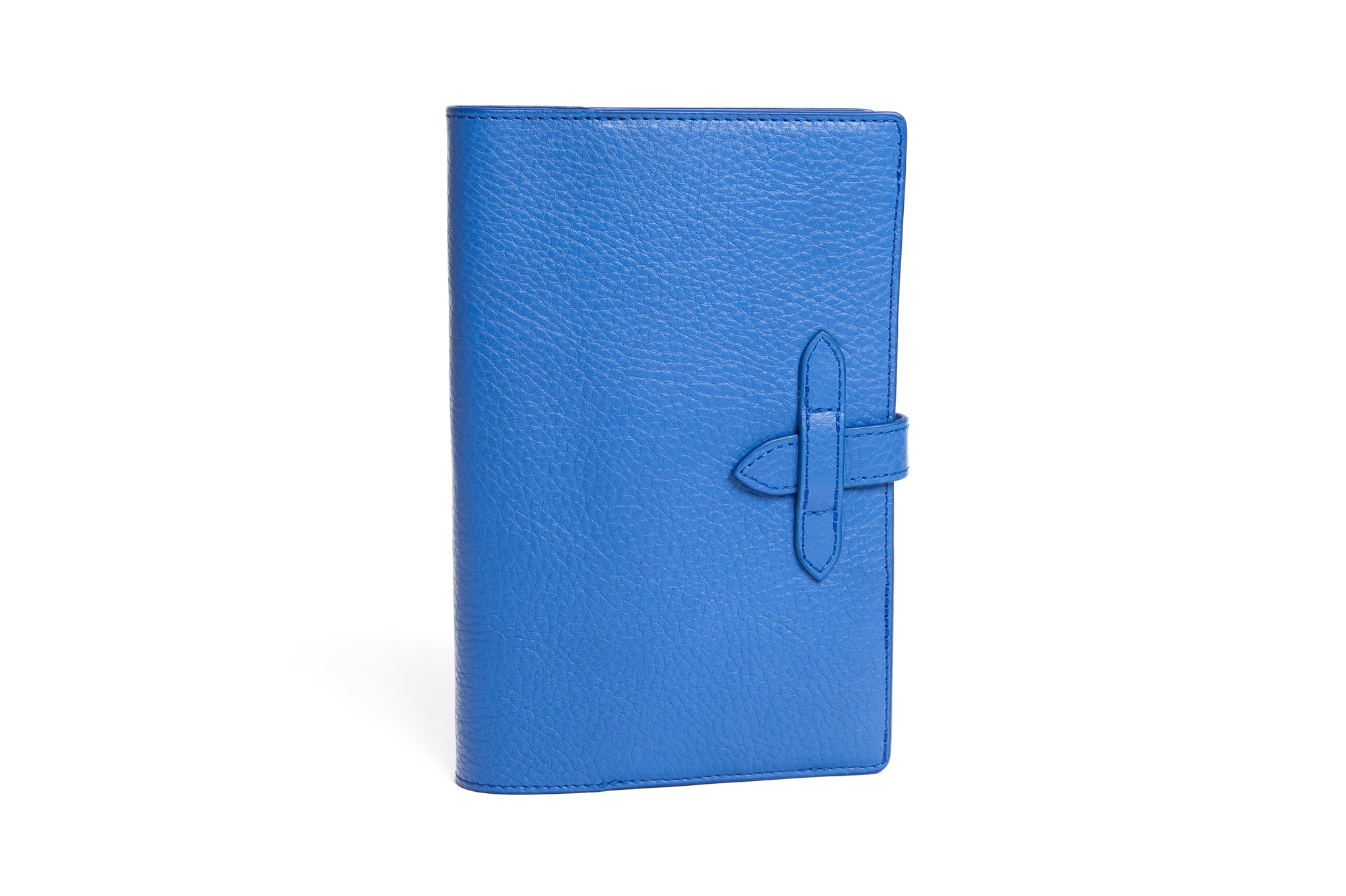 Leather Travel Journal Electric Blue