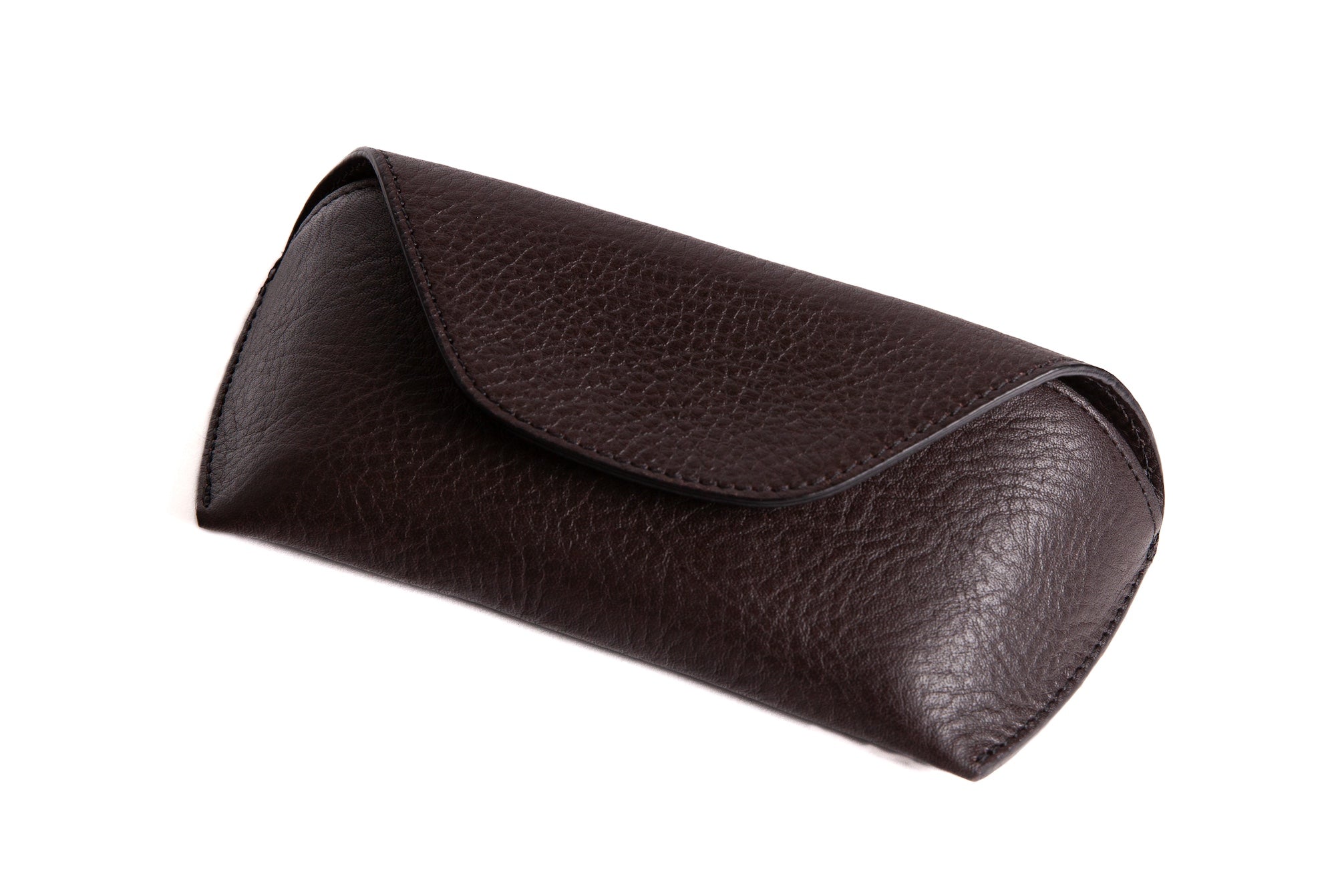 Leather Sunglass Case Chocolate