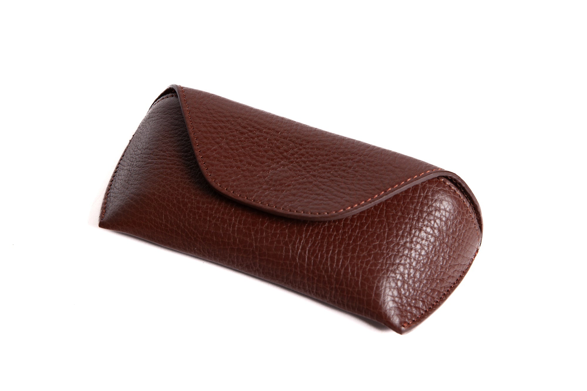 Leather Sunglass Case Chestnut