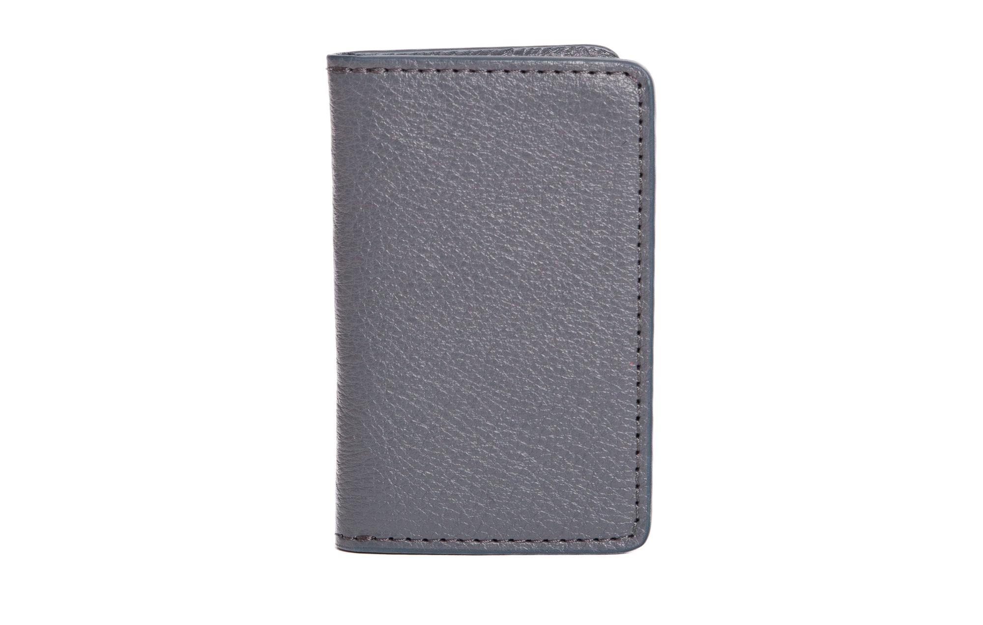 Leather Folding Card Wallet Elephant