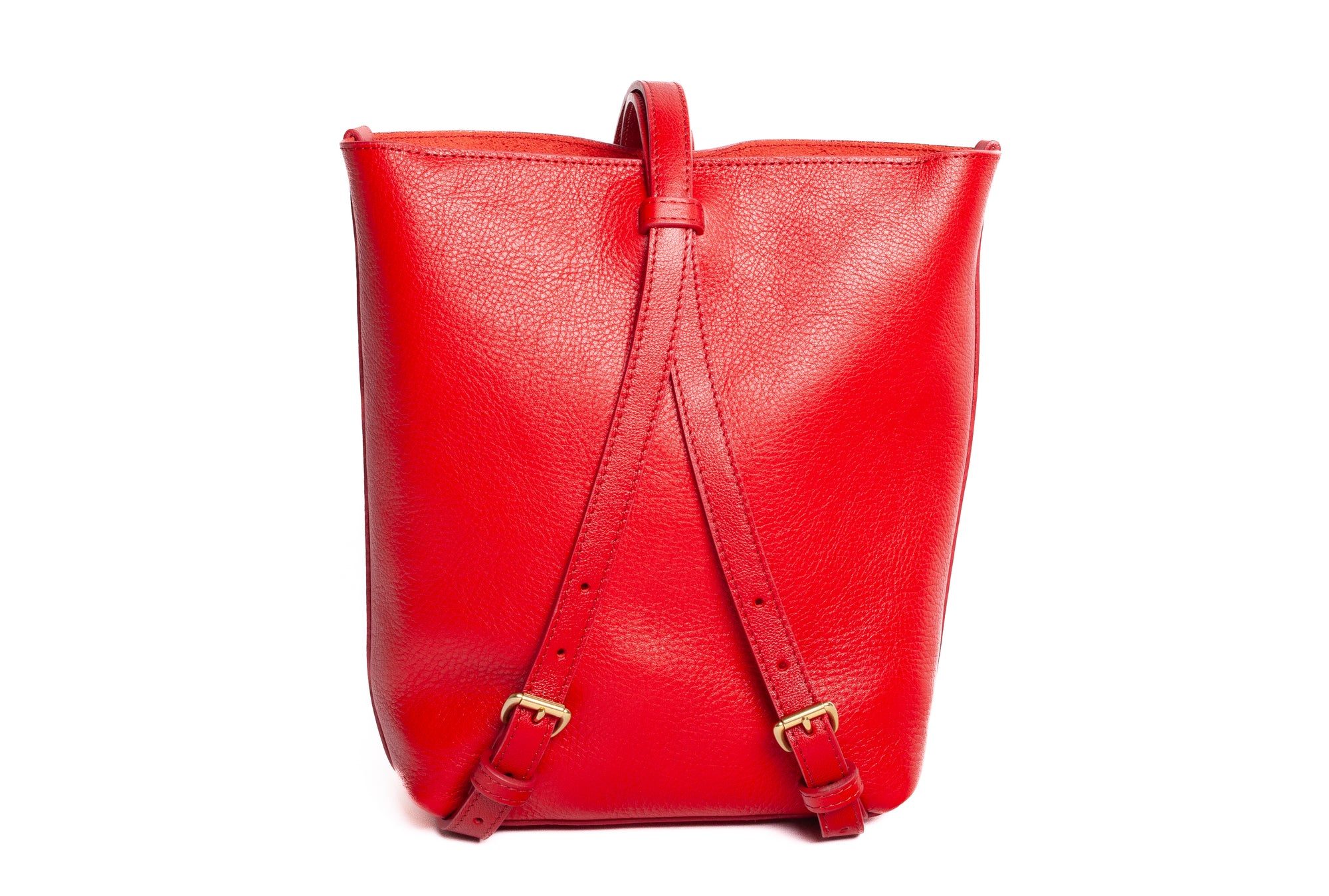 The Mini Sling Backpack Pop Red