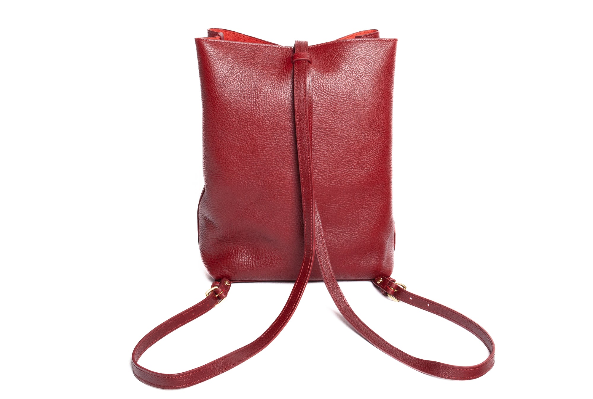 The Sling Backpack Handmade Women s Leather Backpack and Bucket Bag