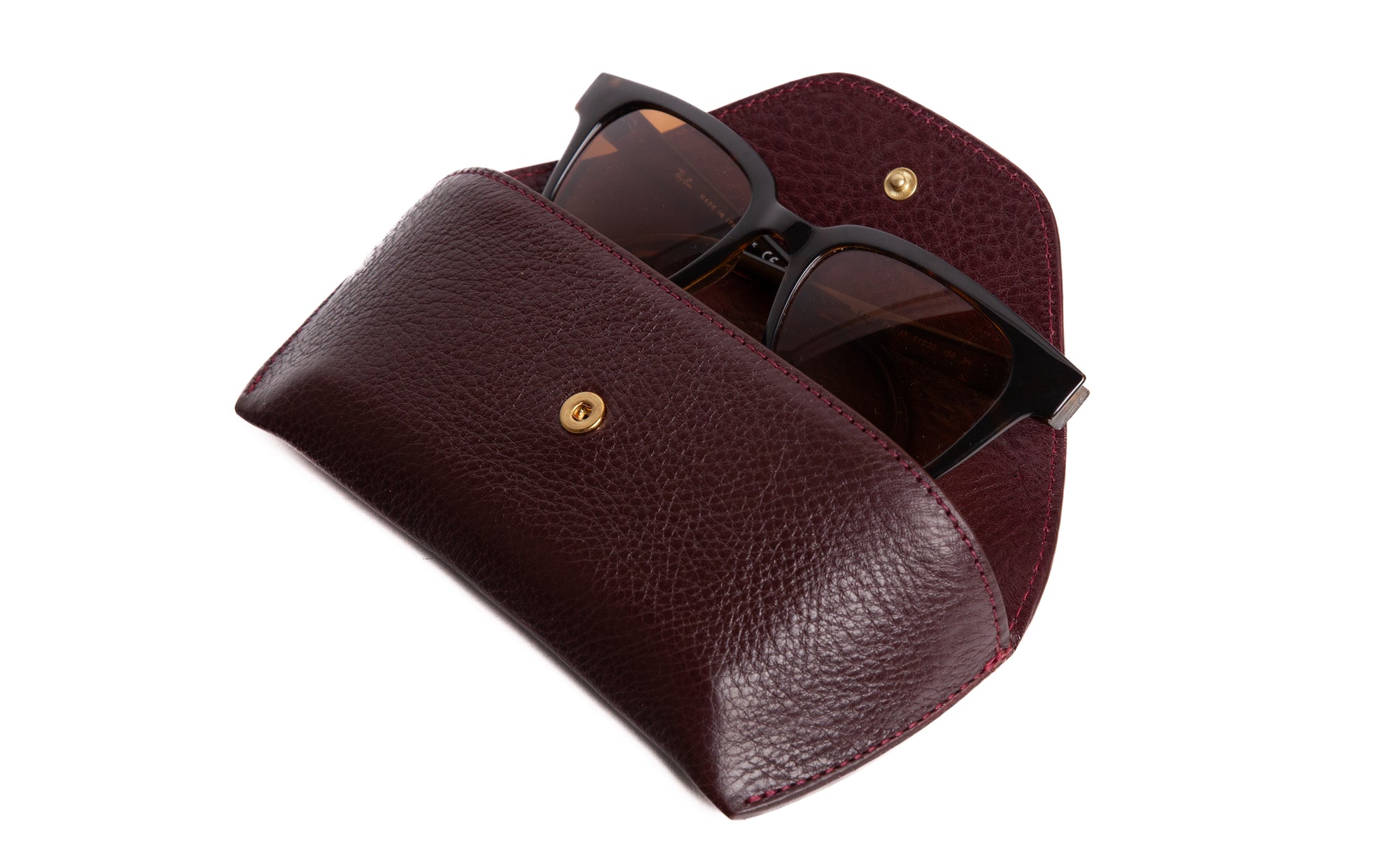 Leather Sunglass Case Cordovan