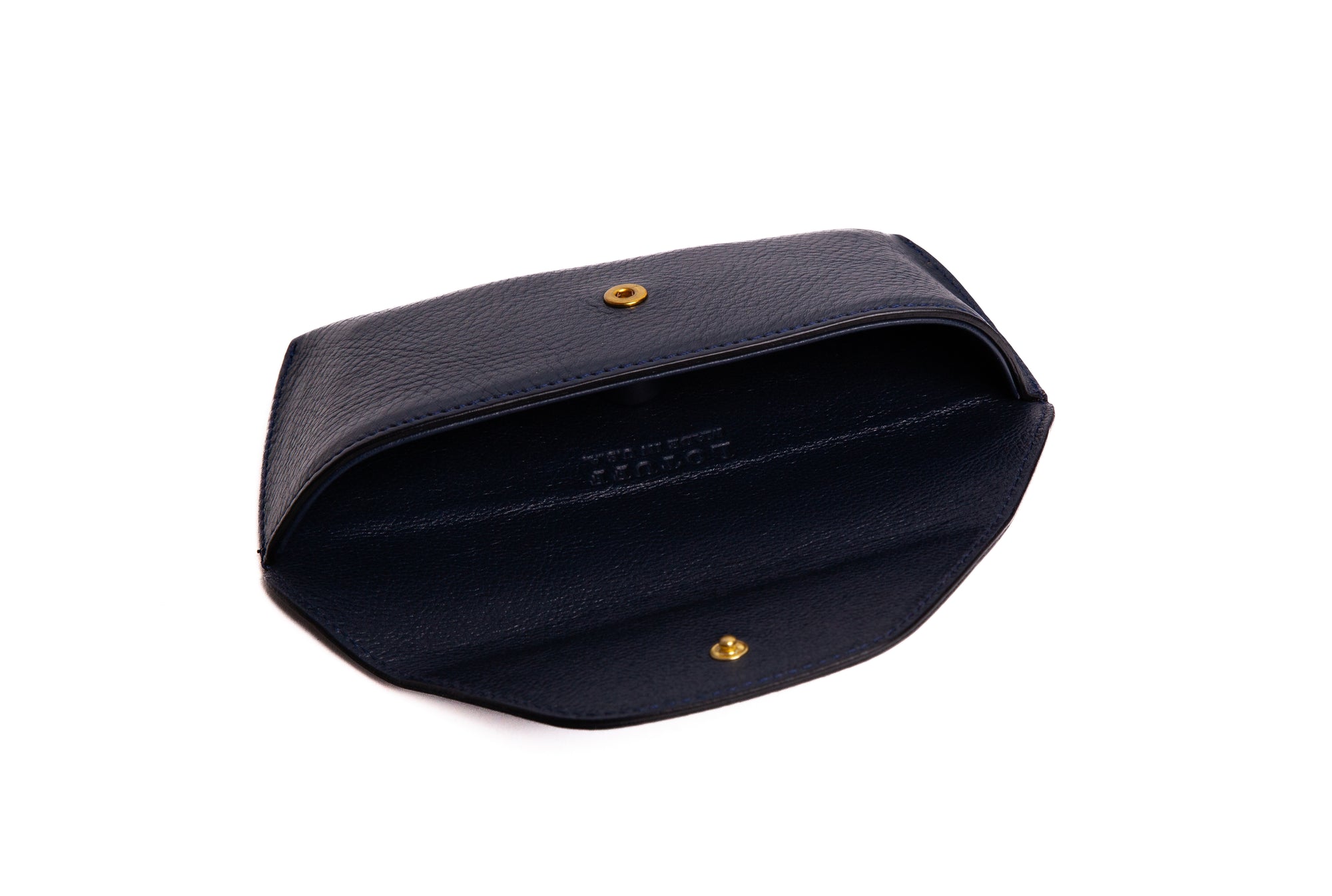 Leather Sunglass Case Indigo