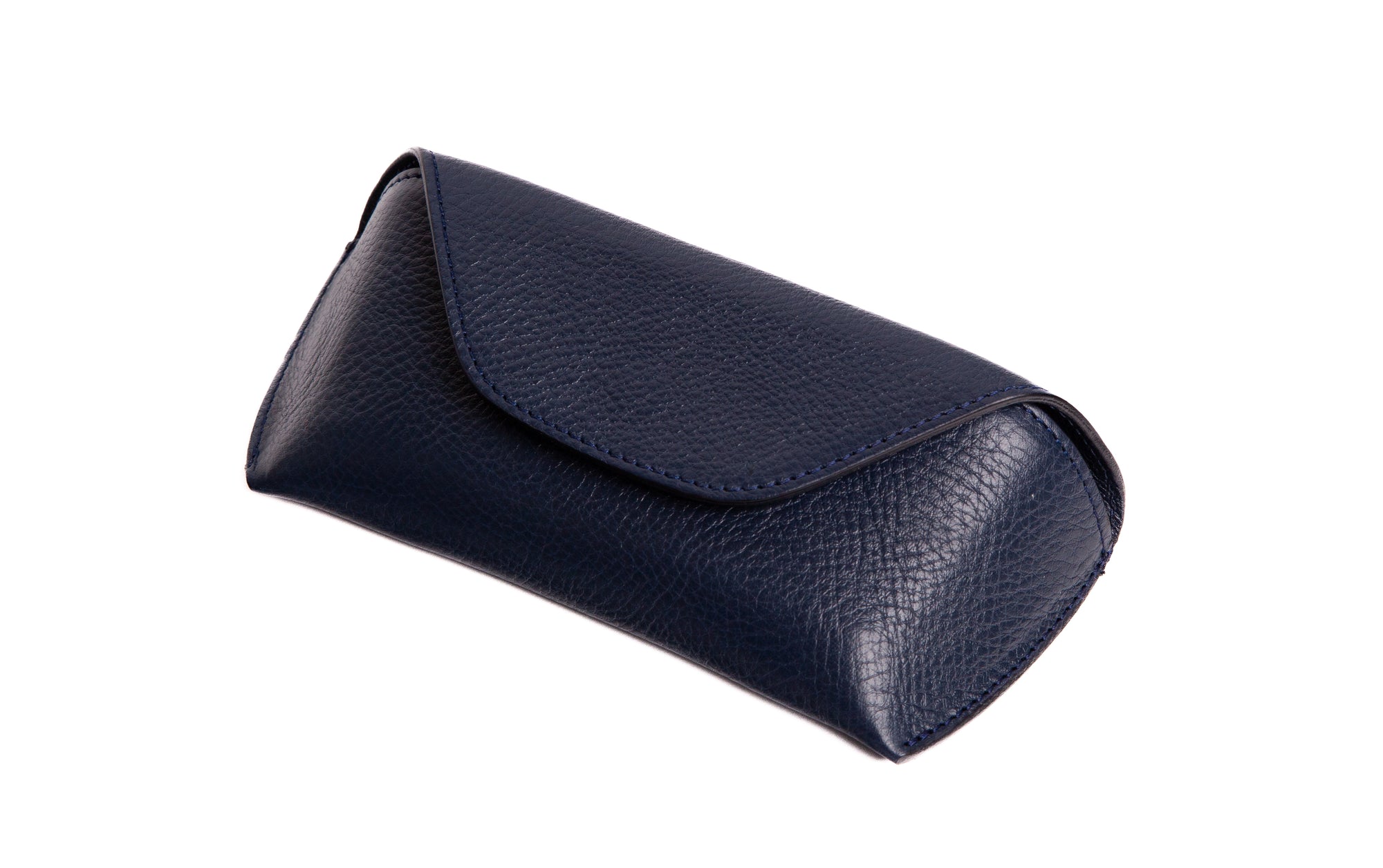 Leather Sunglass Case Indigo