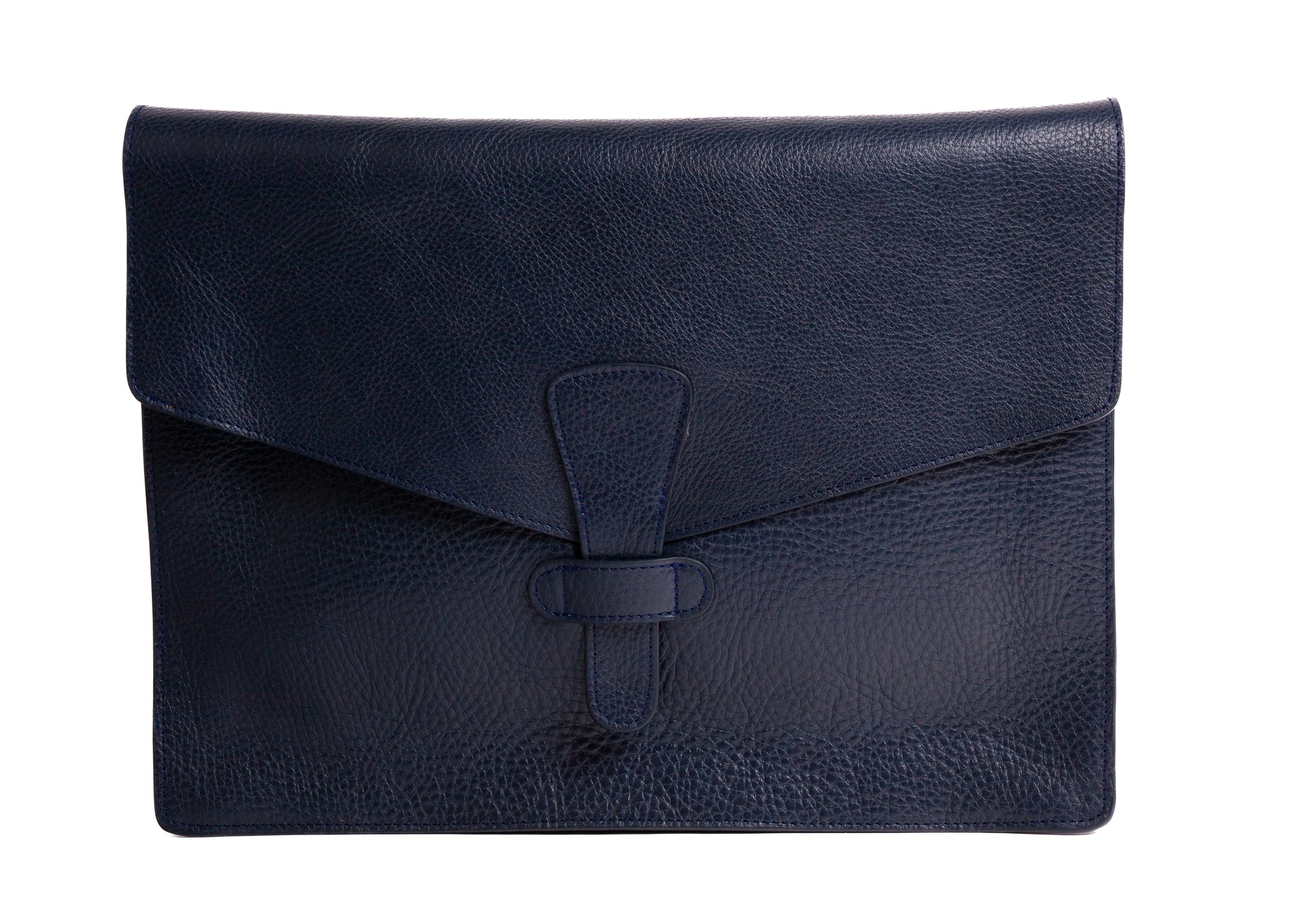 15" Leather Folder Organizer Indigo