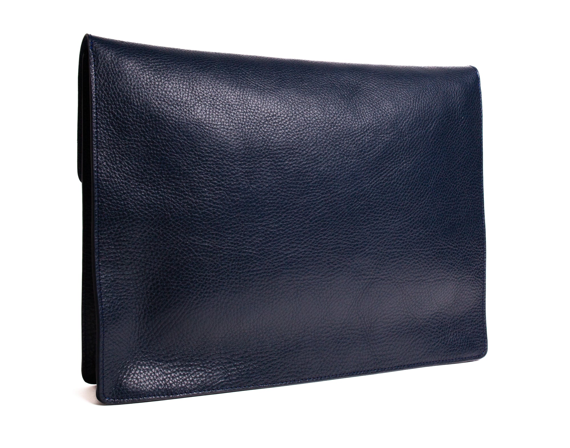 15" Leather Folder Organizer Indigo