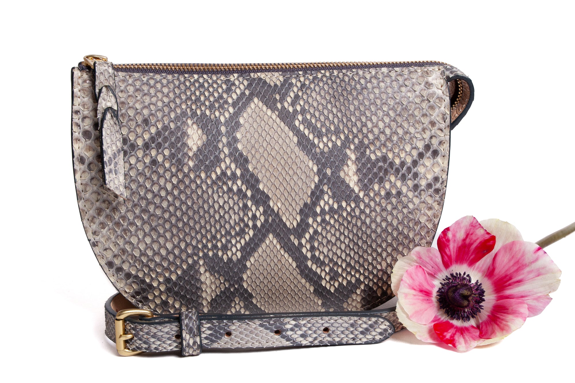 The Python Mini Luna Belt Bag Python