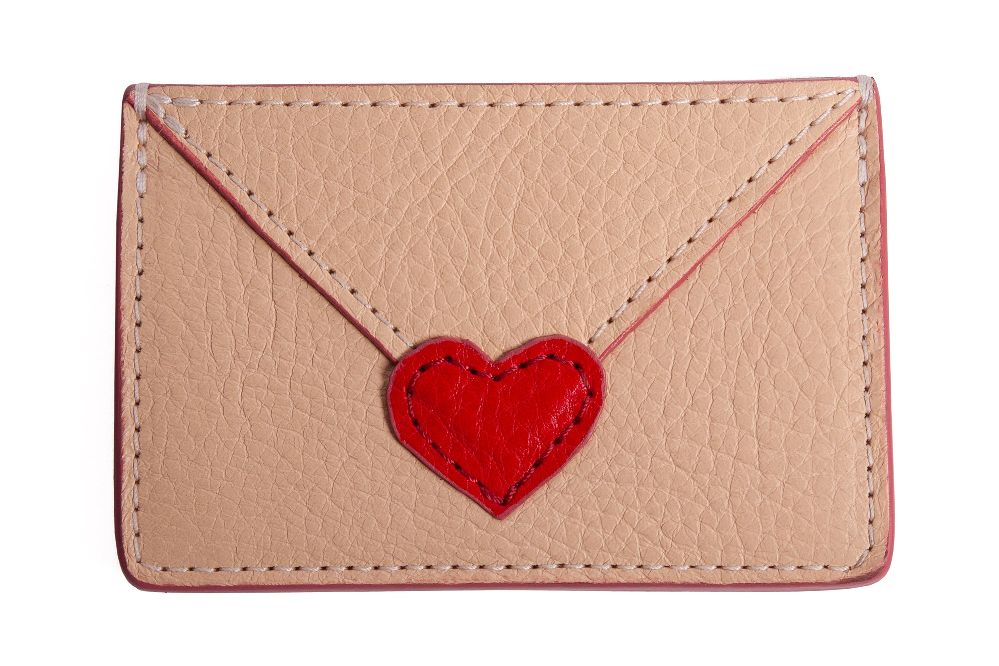 Love Letter Credit Card Wallet Natural