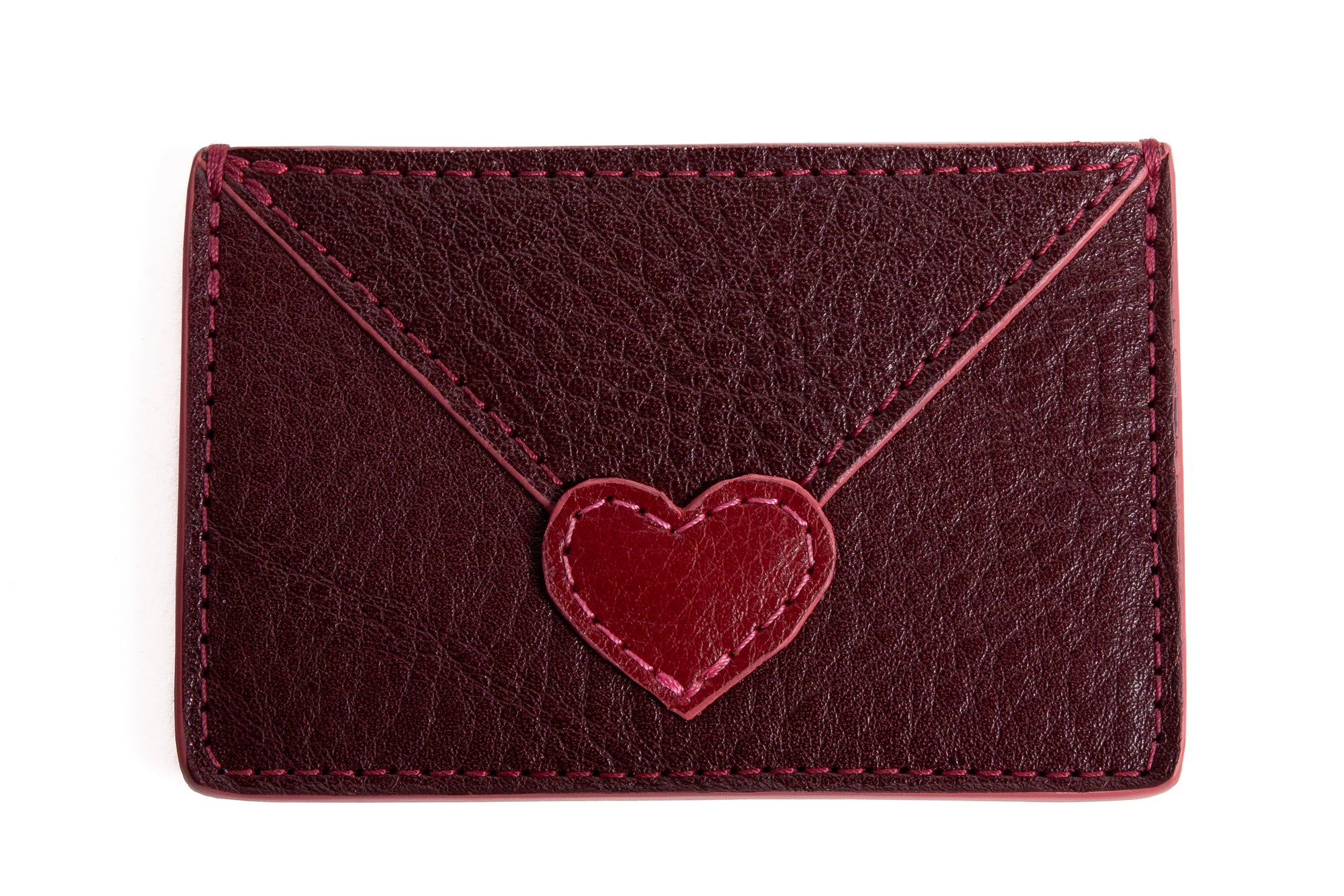 Love Letter Credit Card Wallet Cordovan