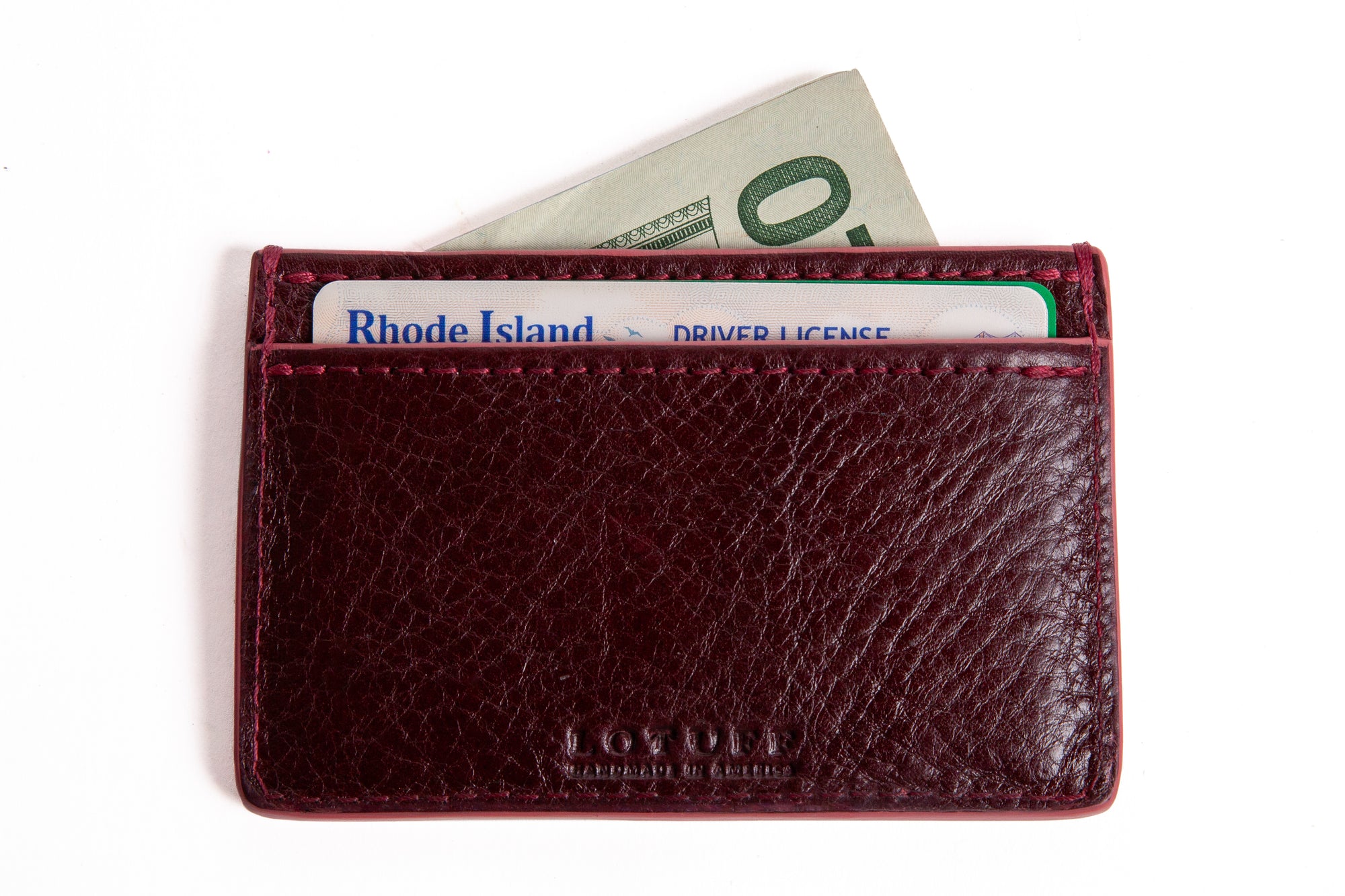 Love Letter Credit Card Wallet Cordovan