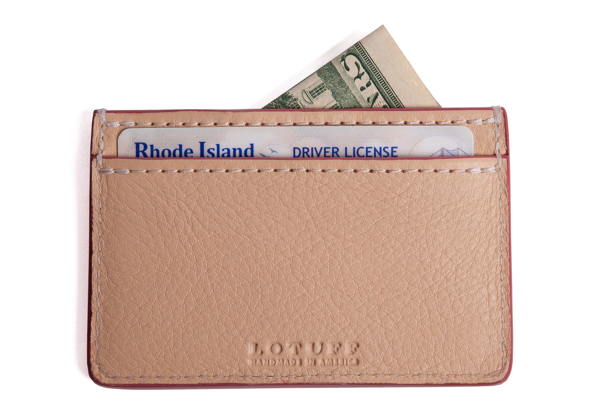 Love Letter Credit Card Wallet Natural