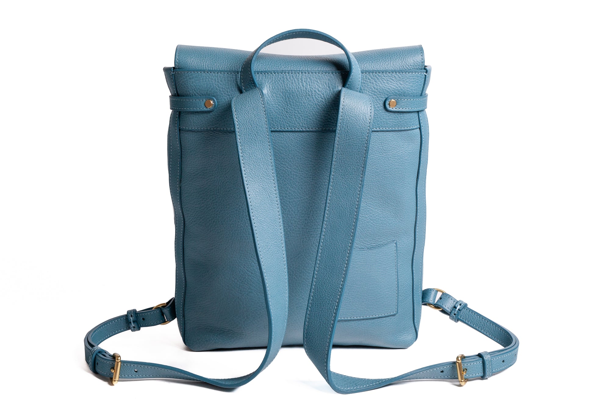 Leather No. 5 Knapsack Glacier