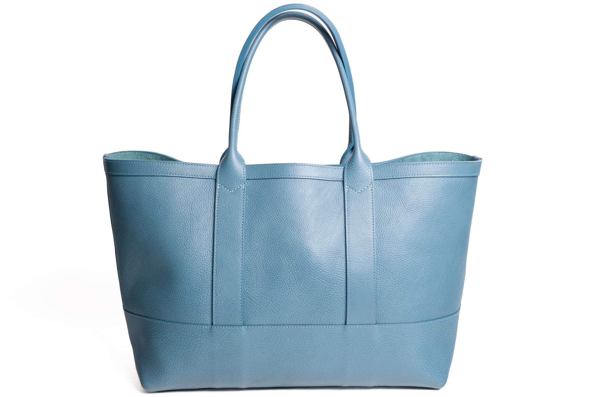 Medium Leather Tote Glacier