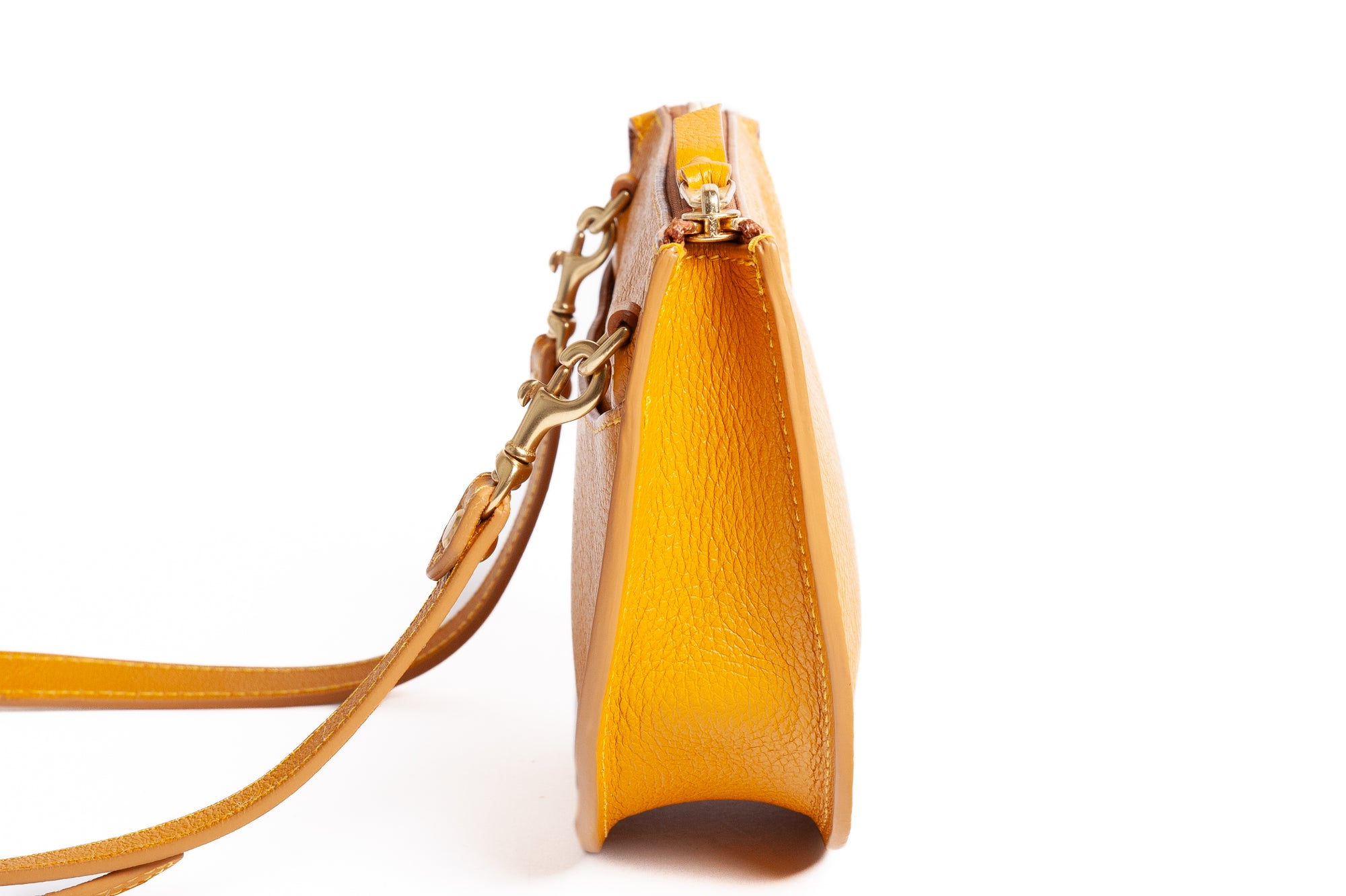 The Mini Luna Belt Bag Turmeric-Natural