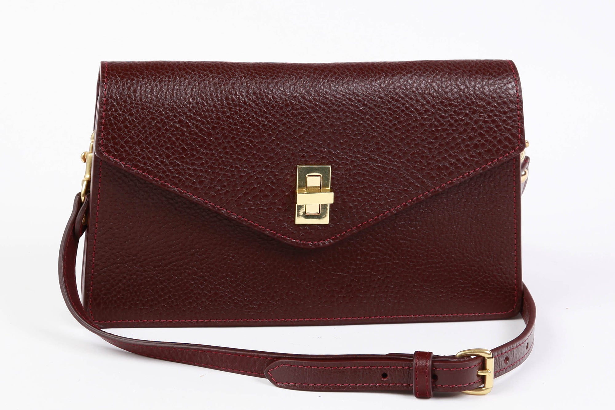 The Vincent Clutch Cordovan/Rosewood