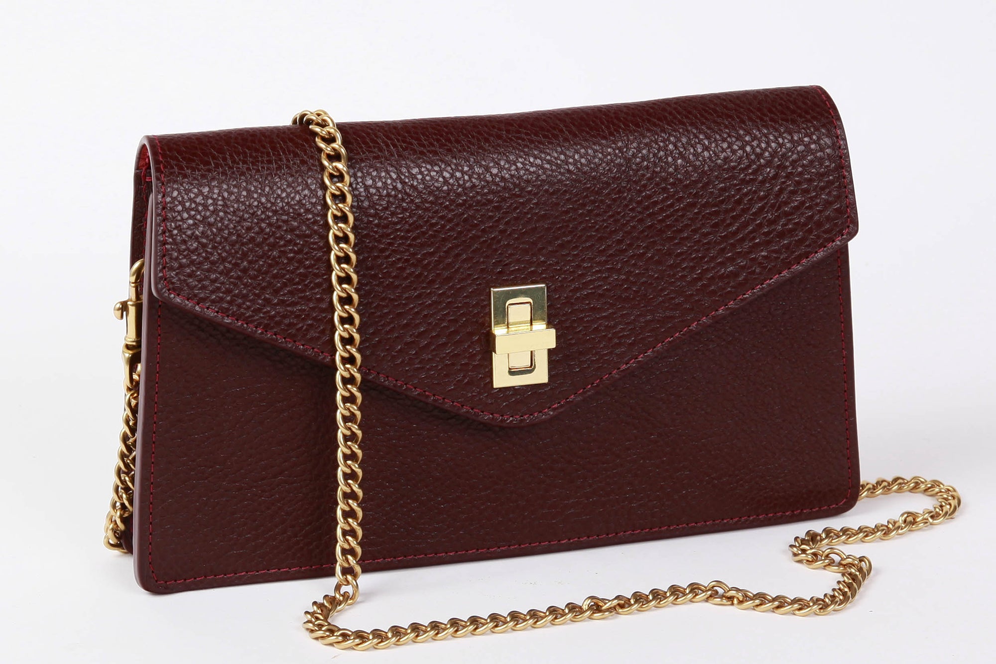 The Vincent Clutch Cordovan/Rosewood