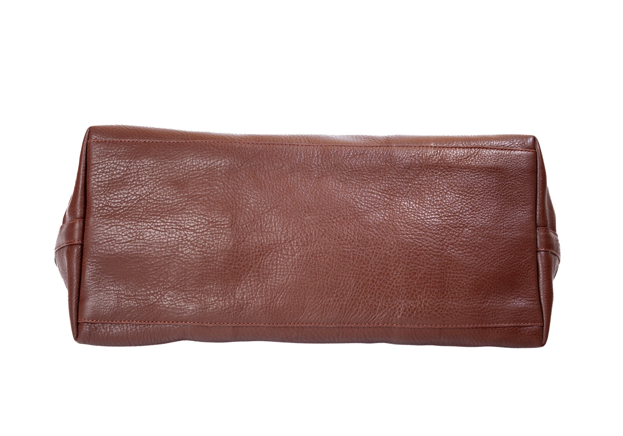 Bottom of Canvas Working Tote Hunter's Green-Chestnut